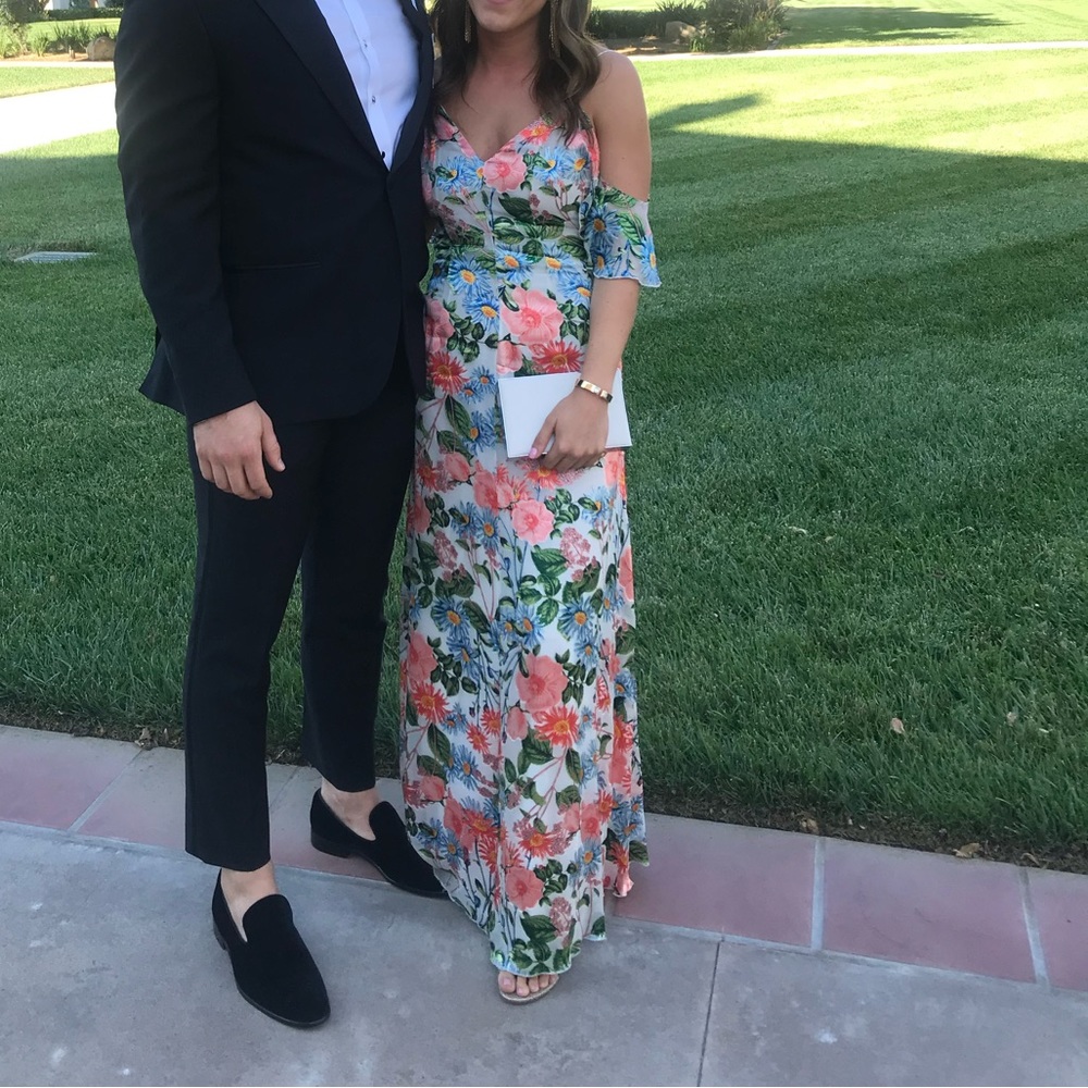 Alice and Olivia floral gown
